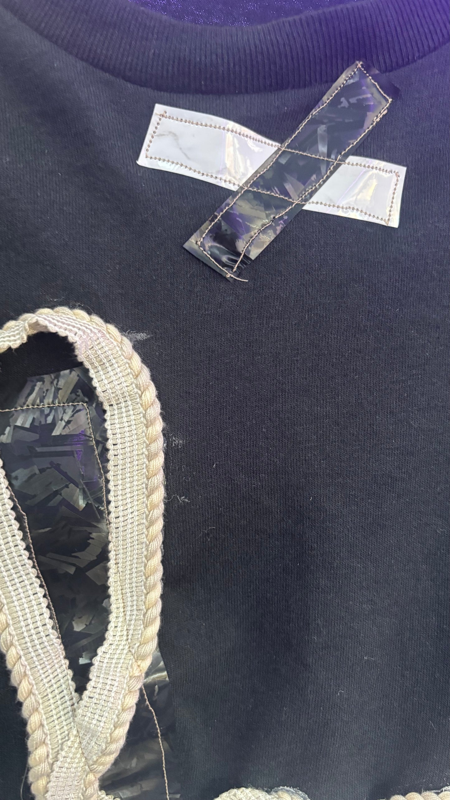Lux1 malibu Black & White T shirt (Black)