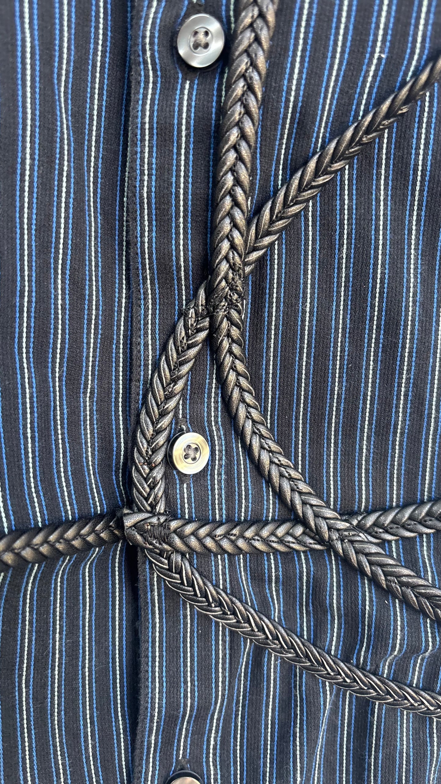 Lux1 Malibu gamblers luck🍀 striped shirt