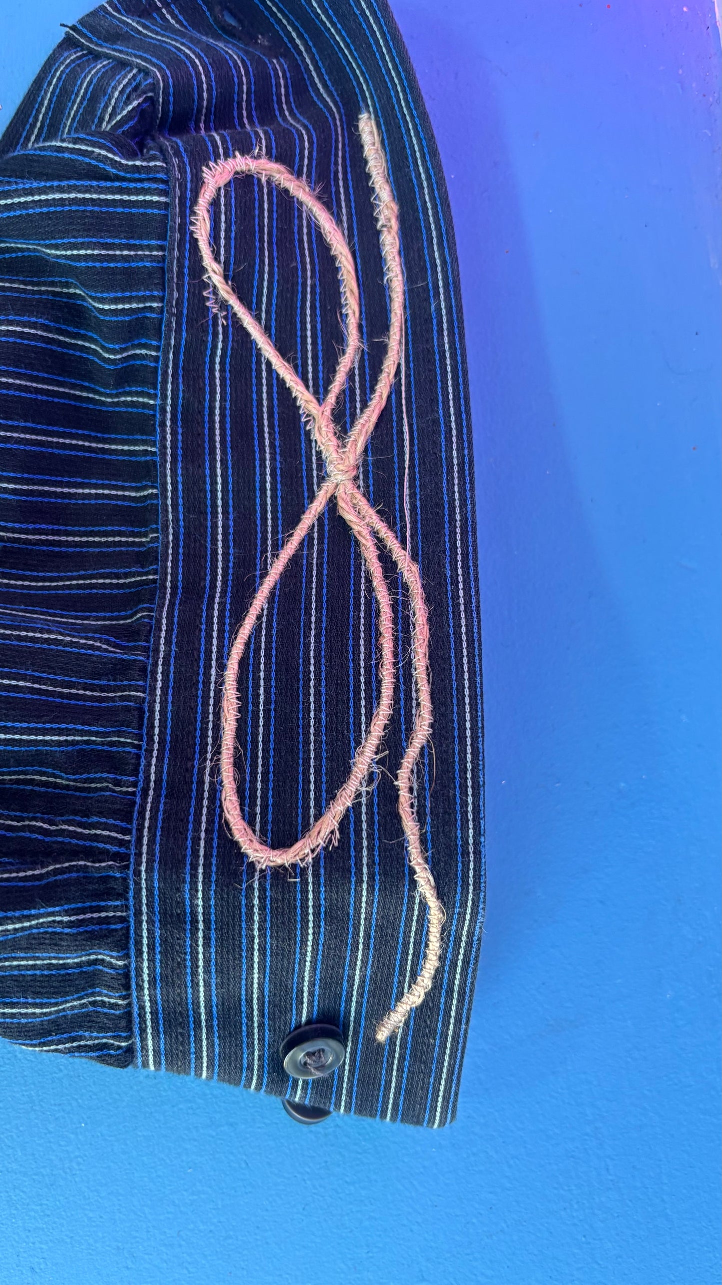 Lux1 Malibu gamblers luck🍀 striped shirt