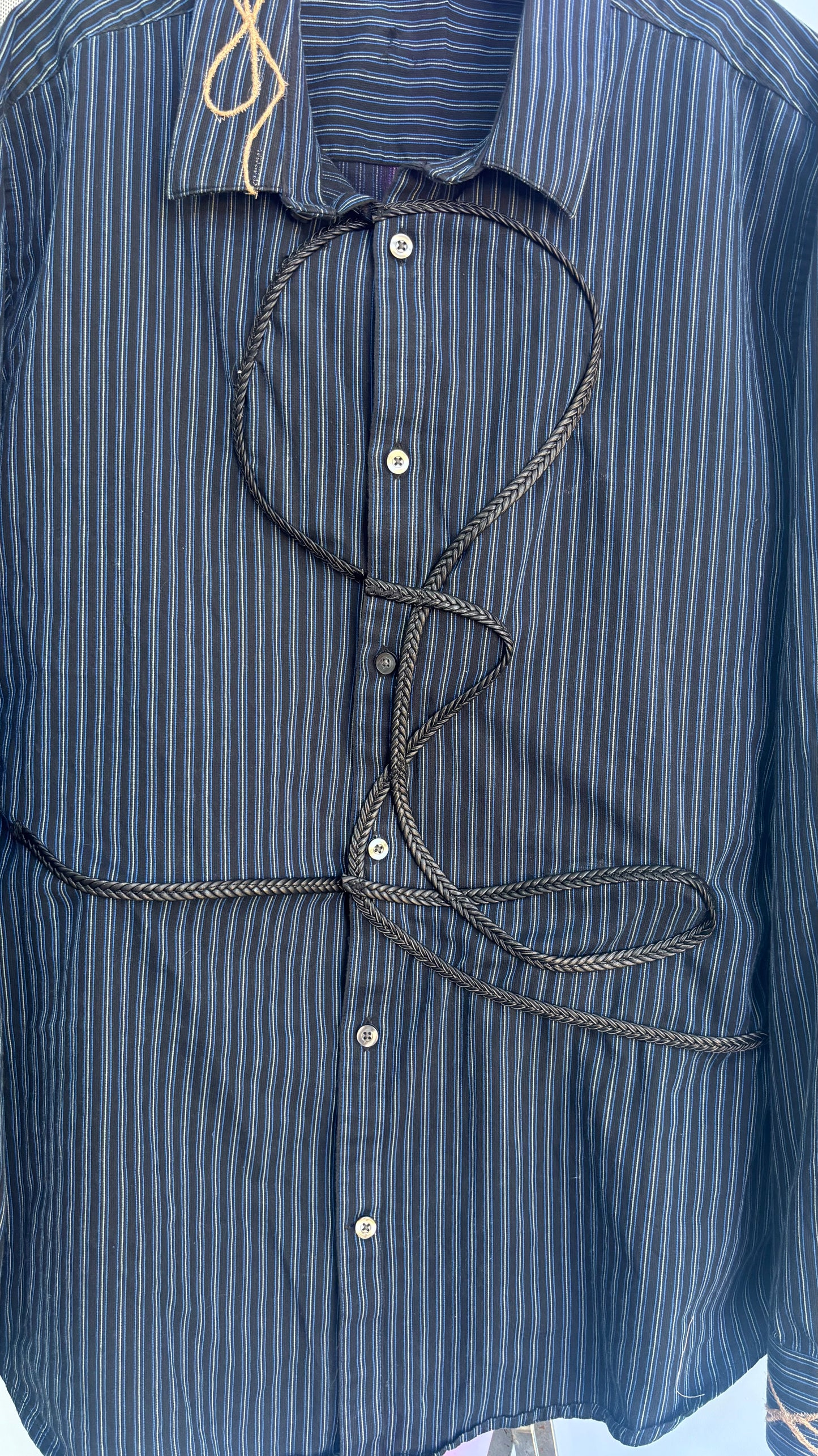 Lux1 Malibu gamblers luck🍀 striped shirt