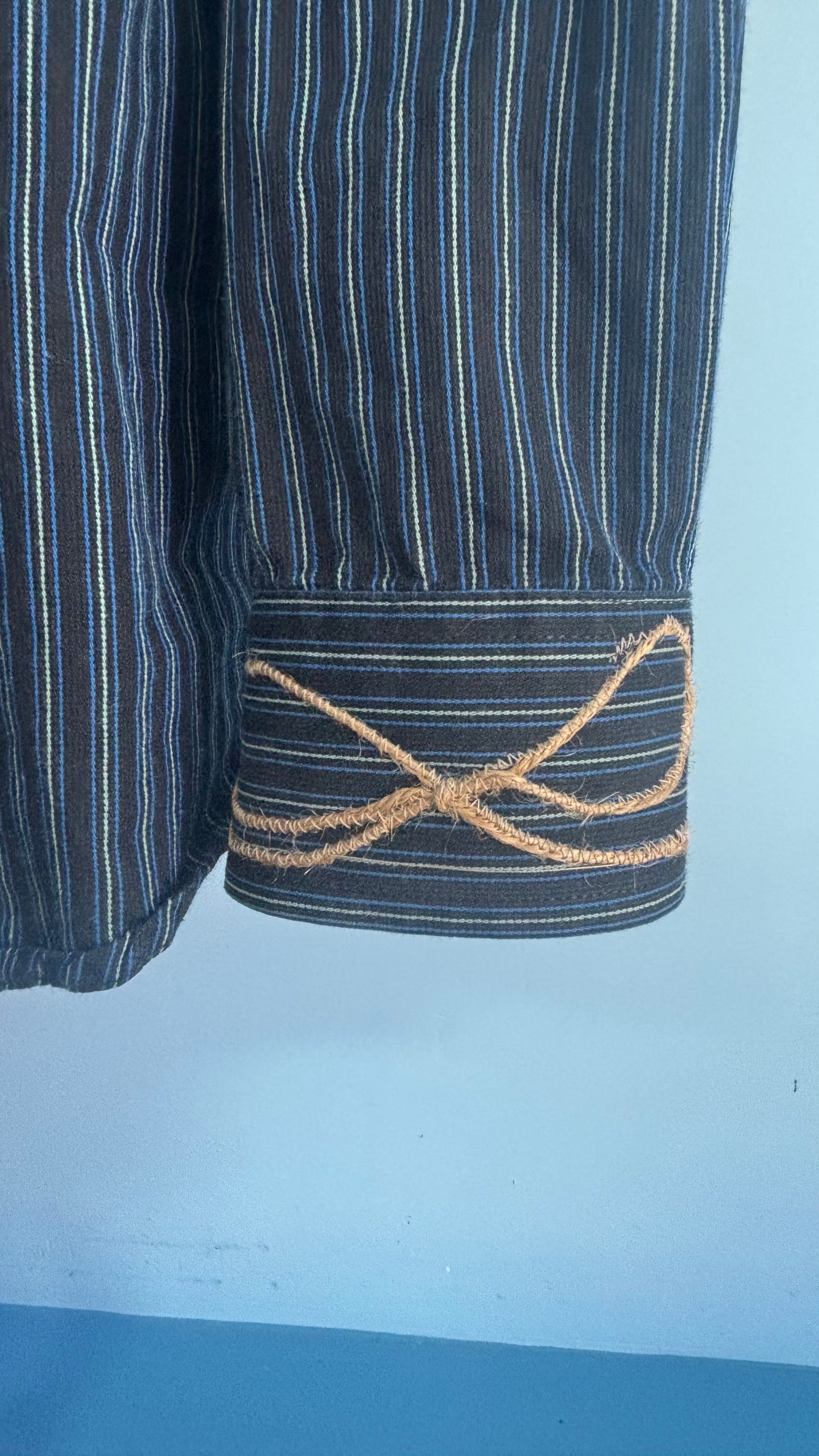 Lux1 Malibu gamblers luck🍀 striped shirt