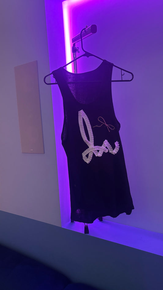 Lux1 malibu wife beater (Black)
