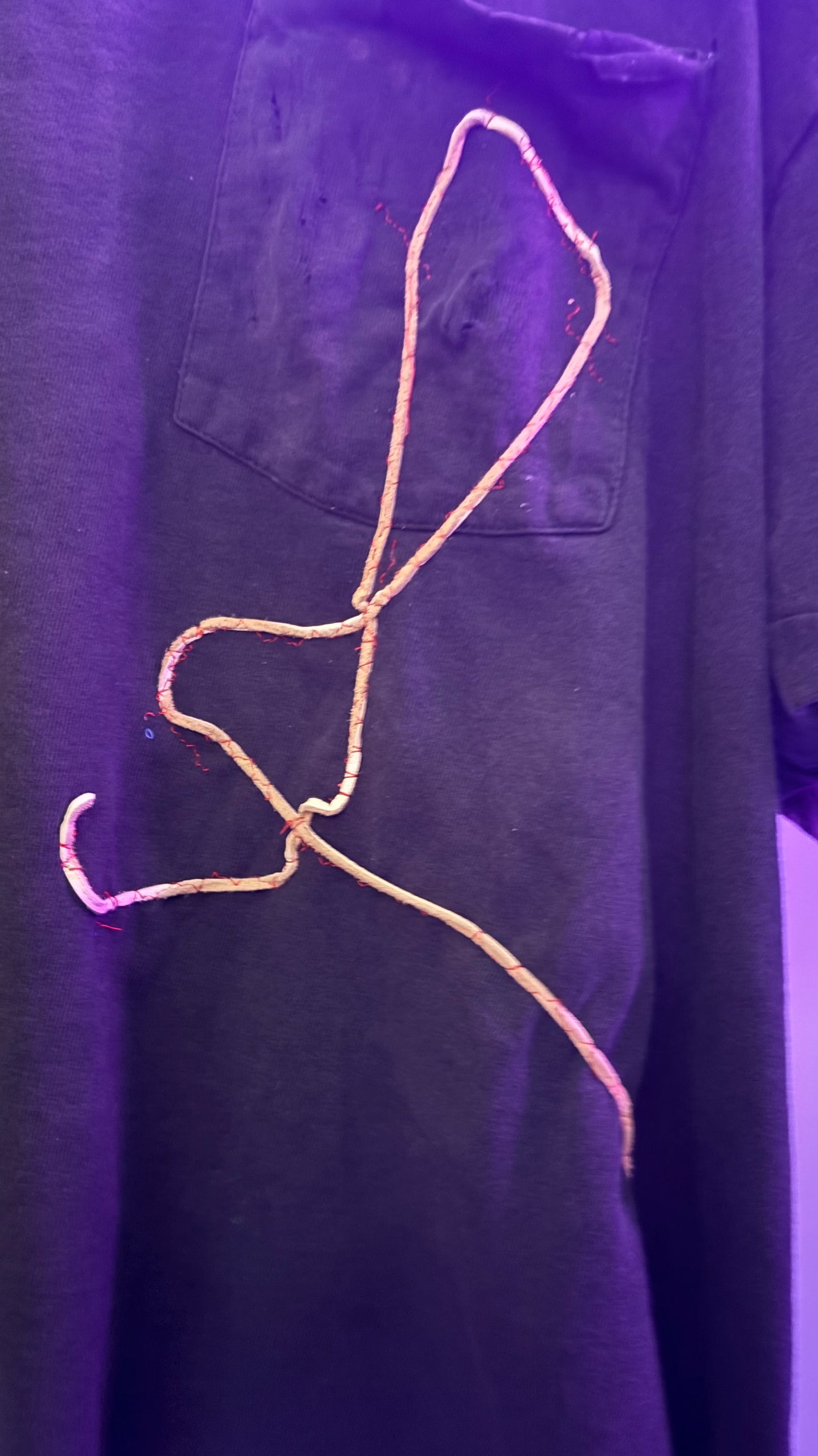 Lux1 malibu leather ranch t shirt (Black)